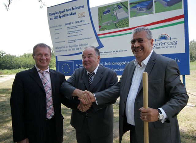 OBO Bettermann alapkőletétel 2009-2010