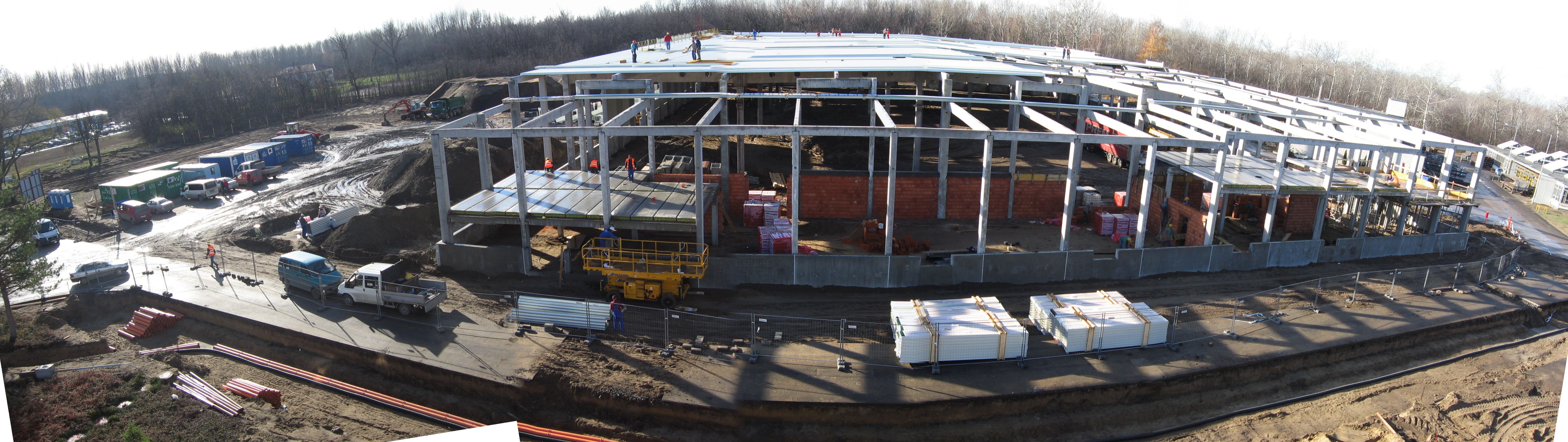 OBO Bettermann gyárépítés 2009-2010