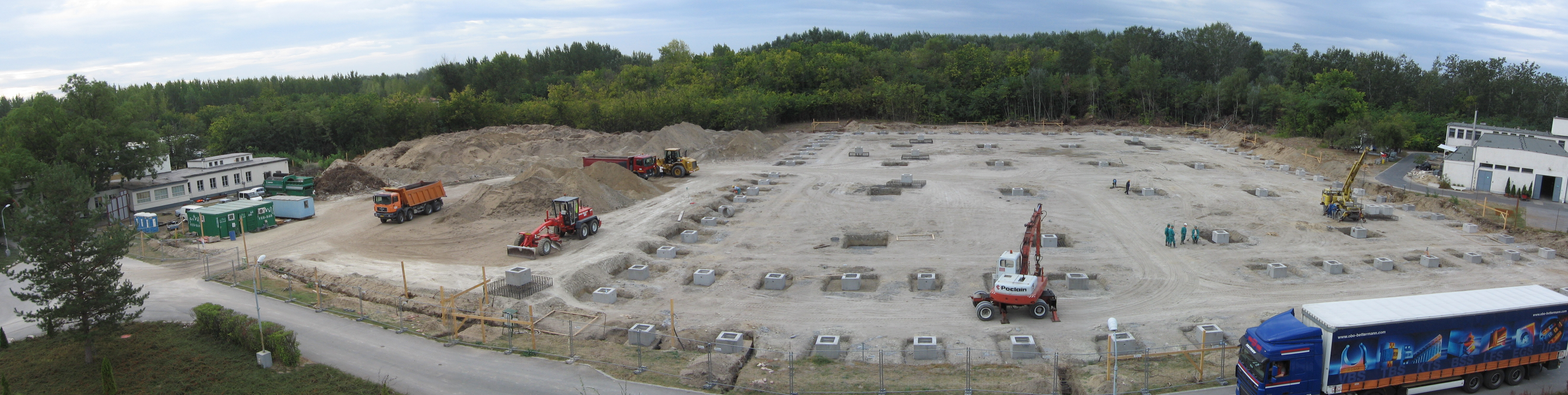 OBO Bettermann gyárépítés 2009-2010