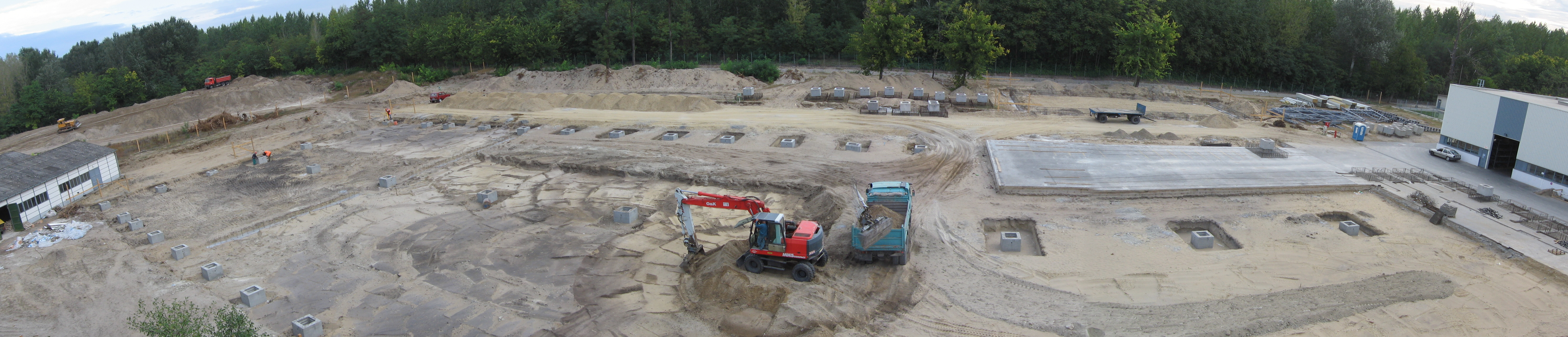 OBO Bettermann gyárépítés 2009-2010