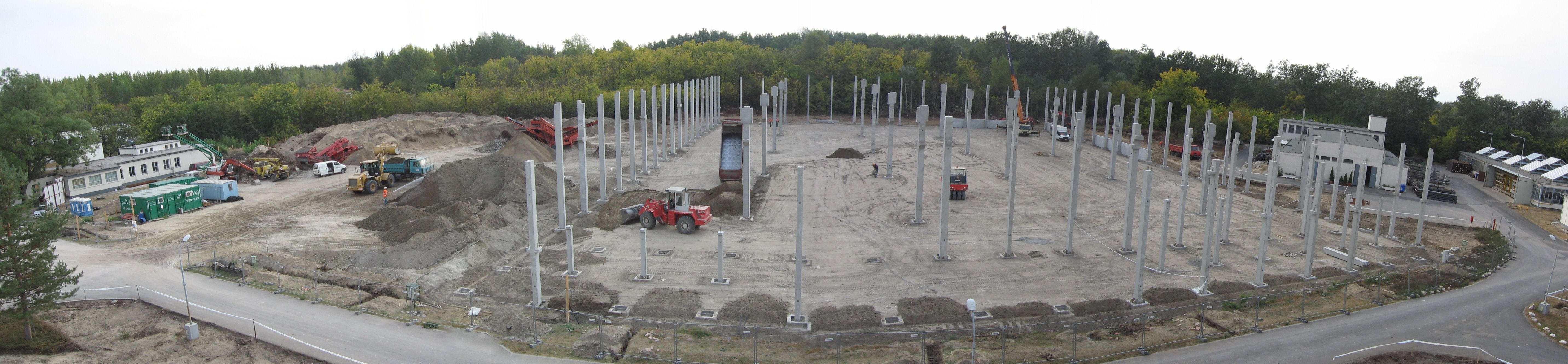 OBO Bettermann gyárépítés 2009-2010