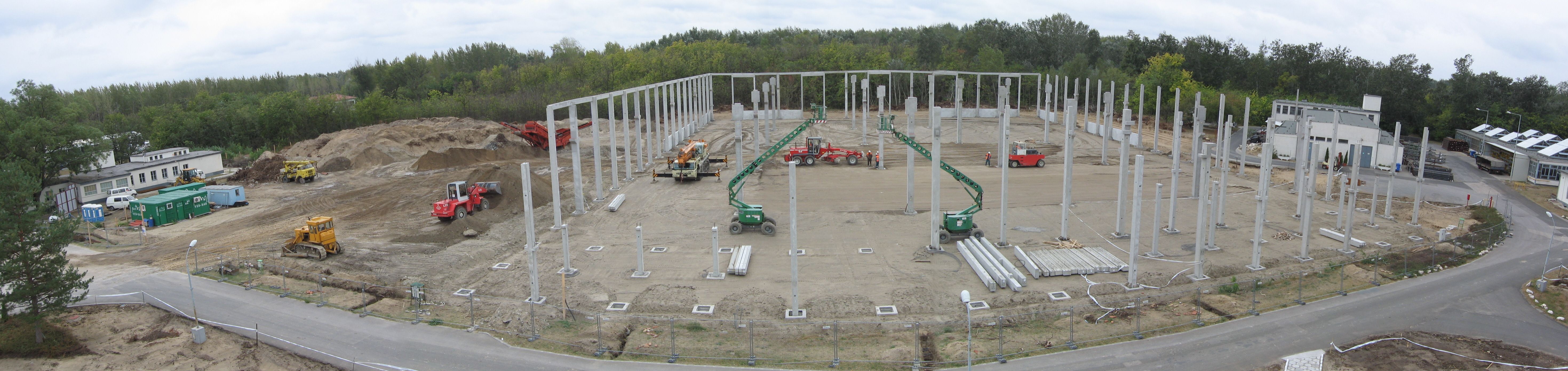 OBO Bettermann gyárépítés 2009-2010